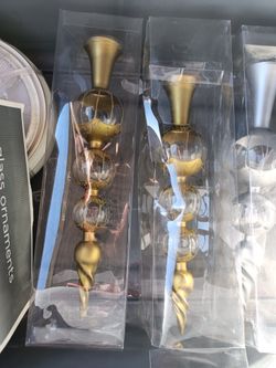 Glass  Tree Toppers