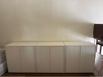 IKEA EKET Cabinet with 2 doors and shelf, white, 27 1/2x13 3/4x27 1/2 "