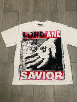 Hellstar “Lord and Savior” Graphic Tee White