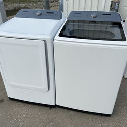 Samsung King Size Washer And Electric Dryer 