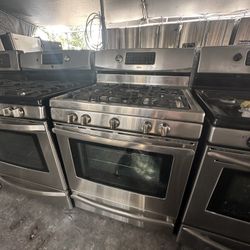 Silver Kenmore 5 Burners Stainless Steel Gas Stove We Deliver And Install🚚👨🏻‍🔧