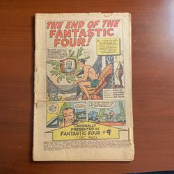 1966 Early Reprint “The End Of The Fantastic Four”