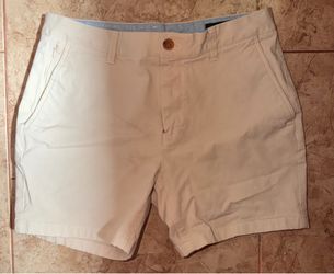 Classic Beige Cotton Shorts