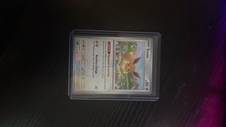 Eevee Pokémon card