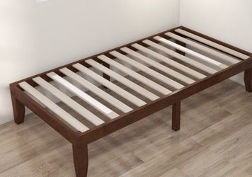 Twin wooden platform