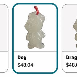 $10-Jade Pendant Necklace With Bracelet And Cleaning Cloth