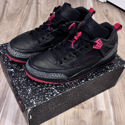 Black And Red Jordan Spizikes 
