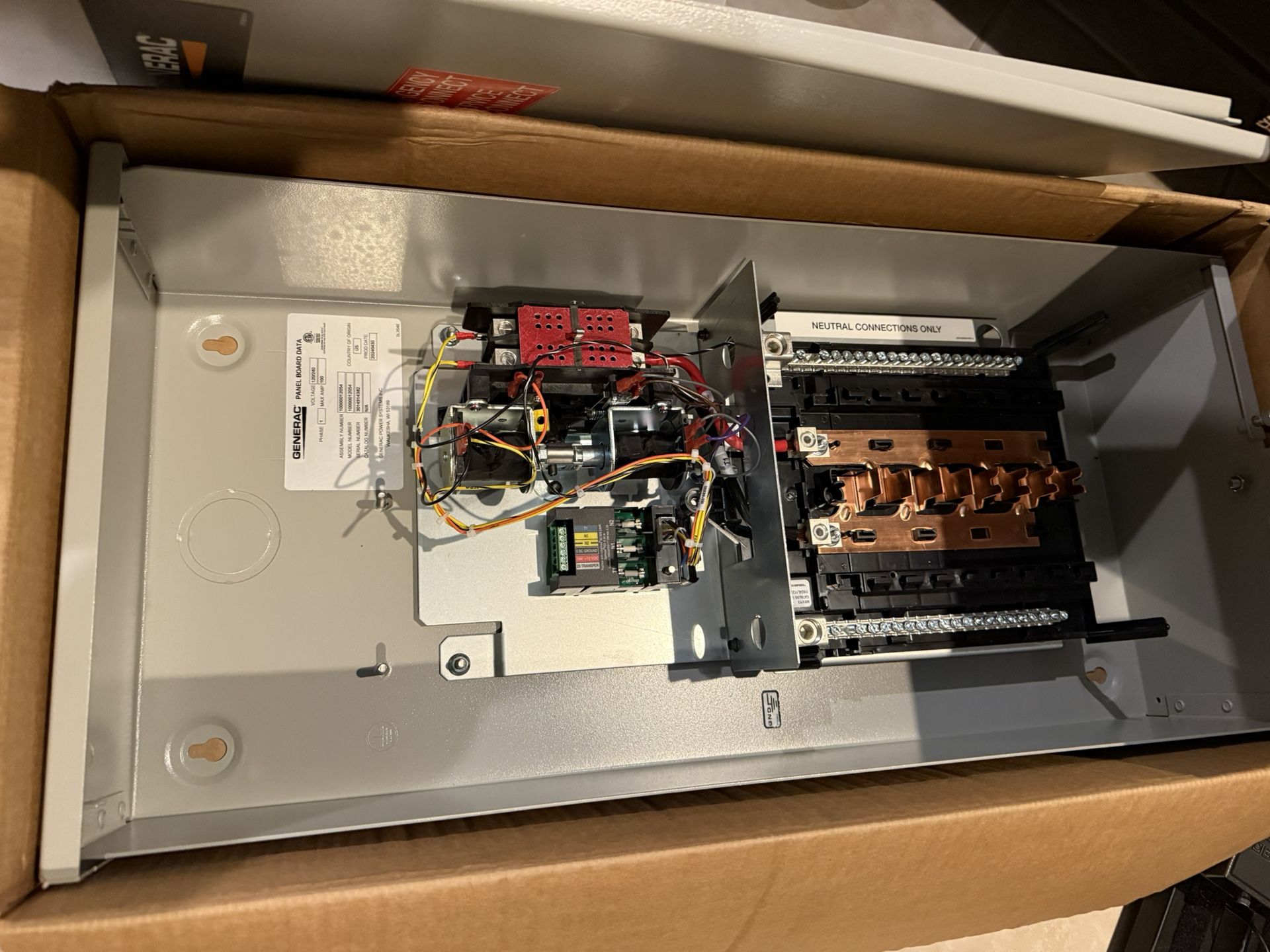 100 Amp Transfer Switch