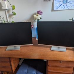 Two 24 Inch Monitors
