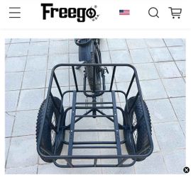 Freego Electric Bicycle Cargo Rear Trailer
