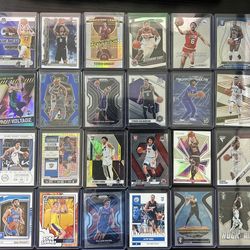 NBA Basketball Lot (24) Rookies, Inserts, Hali Harper JDub Jokic Luka & More!