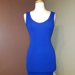 Royal Blue Mini Dress