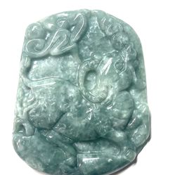 Jade Jadeite cow milk running Pendant Necklace