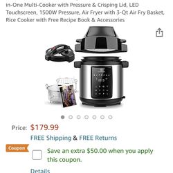 New Air Fryer 6qrts