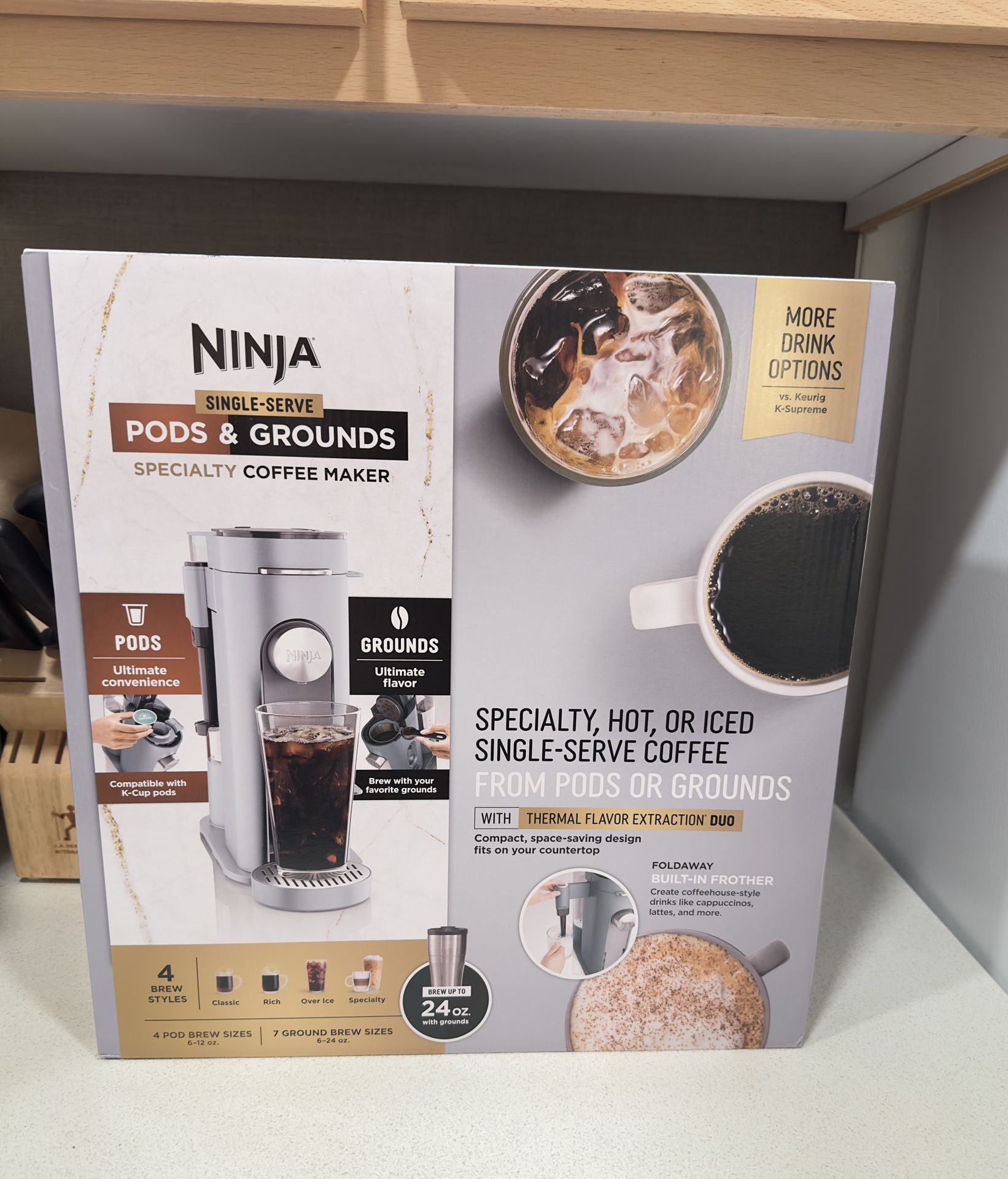 Brand New Ninja Pods & Grounds Coffee Maker