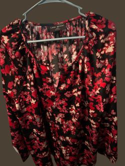 Plus size long sleeve blouse * Porch pick up only”