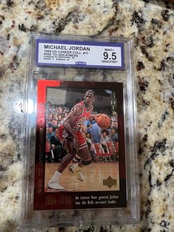 Michael Jordan 1999 UD Career Collection #17 CGC 9.5