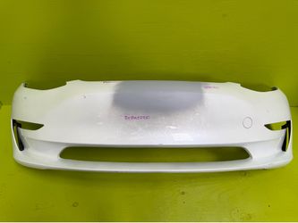 2017 - 2023 Tesla Model 3 Front Bumper Cover w/Sensor Holes OEM