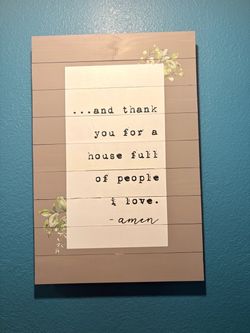 Farmhouse Wood Sign “House Full of Love”