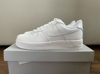 Brand NEW Nike Air Force 1 '07 Low Triple White CW2288-111 Men's Size’s: 9, 9.5, 10.5 