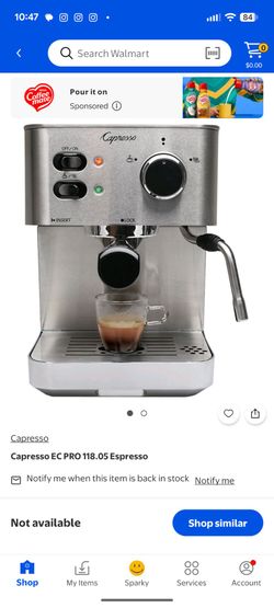 Capresso EC Pro Espresso Machine