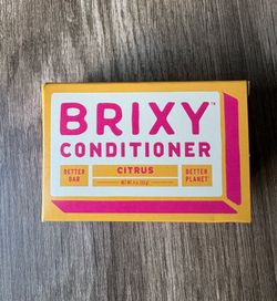 BRIXY Conditioner Bar for hydration & softness vegan and plastic free for all hair types 4oz
