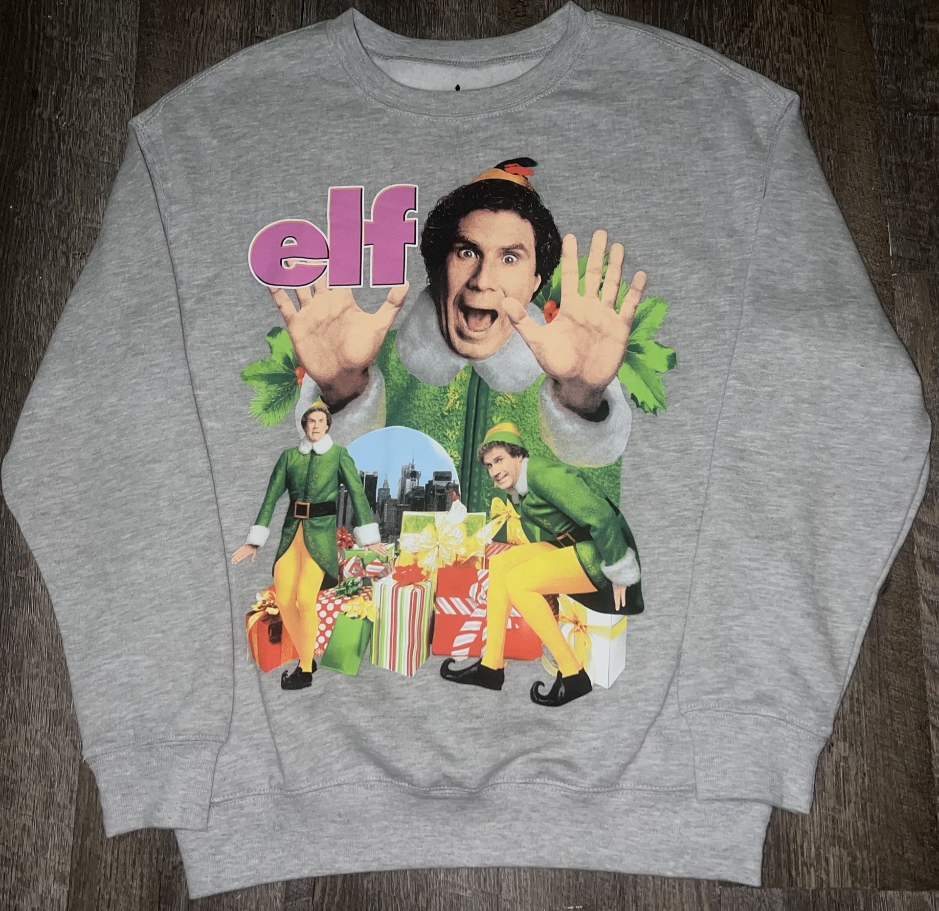 Elf Buddy Will Ferrell Crewneck Sweater size Medium