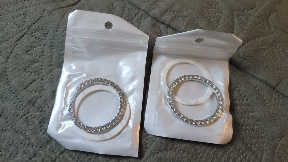 Bling Car Ignition Button Ring (2 Pcs) New