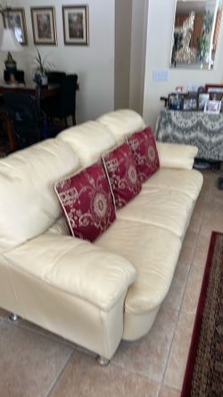 Leather sofa