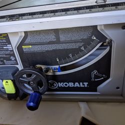 Kobalt Table Saw 10" Blade Model KT 1015