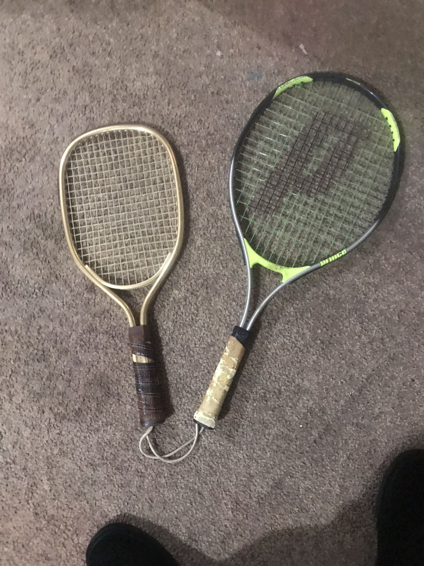 Tennis Rackets For Sale Take Both For 40