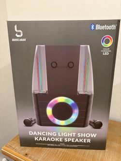 Bass Jaxx Dancing Light Show Karaoke Bluetooth Speaker