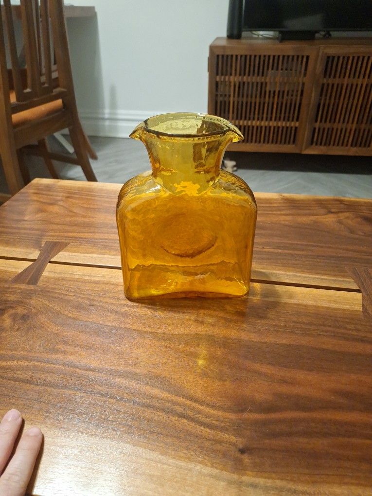 Beautiful Amber Blenko Pitcher