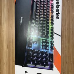 SteelSeries Apex Pro USB Mechanical Gaming Keyboard – Adjustable Actuation Switches – World’s Fastest Mechanical Keyboard – OLED Smart Display – RGB B