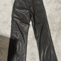 H&M Faux Leather Pants