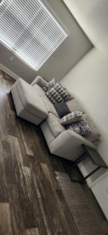 Ashley Couch And Ottoman 