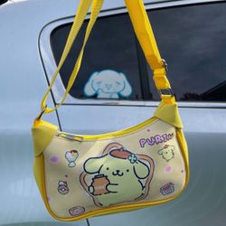 Pompom Purin Purse Bag 