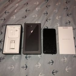 $150 TODAY iPhone 8 Plus Black 64GB Unlocked WORKS GREAT NEEDS A SCREEN!!