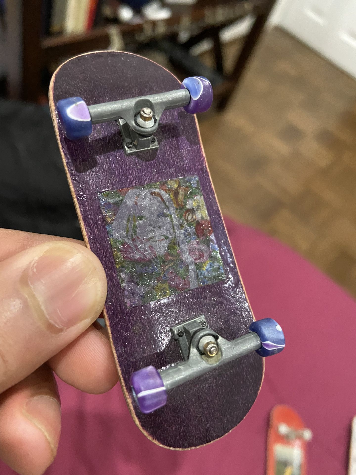 Darkwood Fingerboard X Flatface Wheel Complete Setup