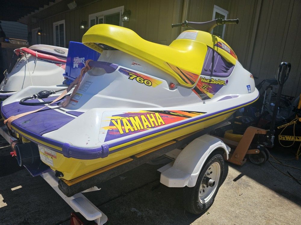 2 Jet Skies With Trailer
