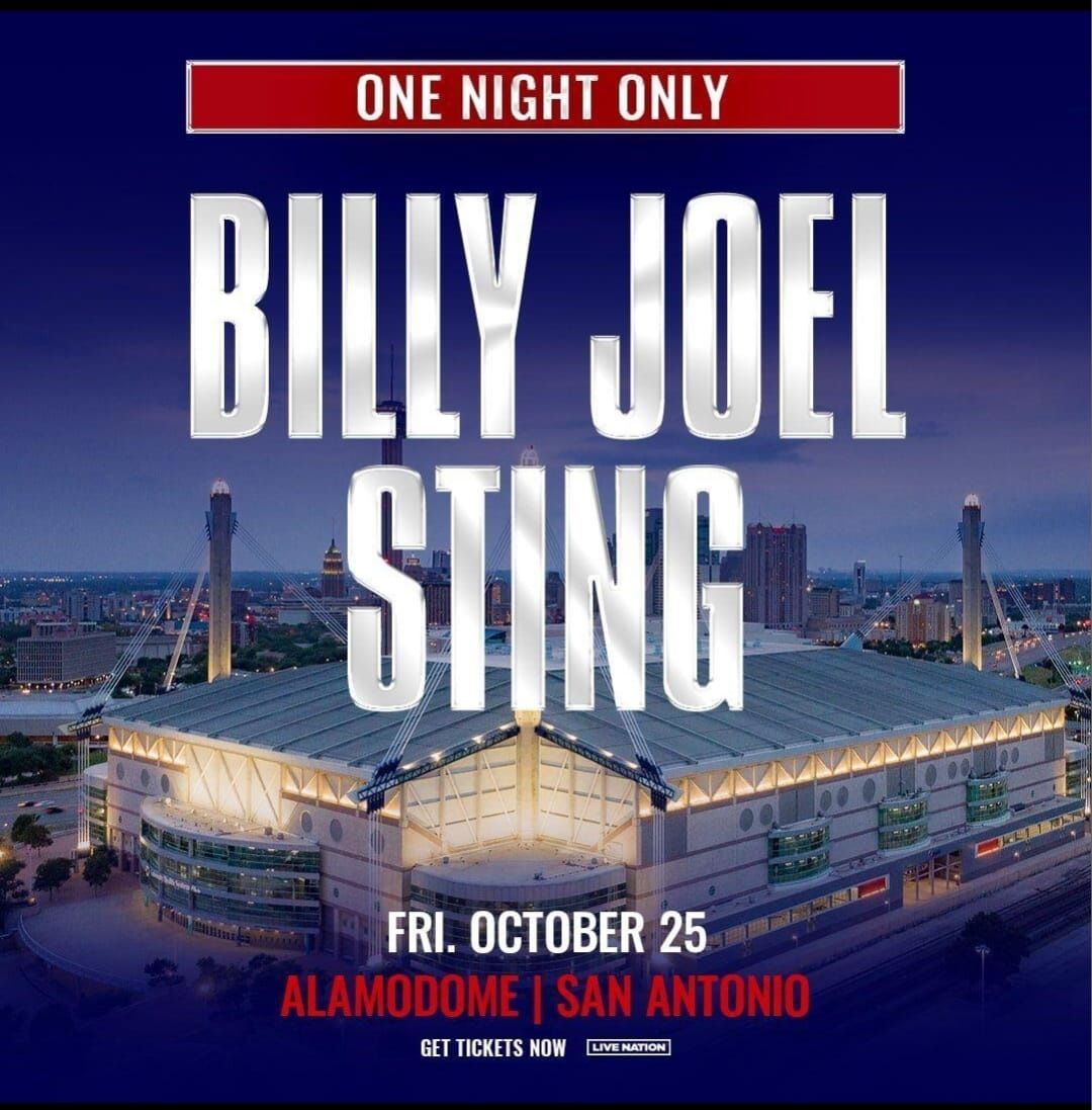 𝐓𝐰𝐨 𝐅𝐥𝐨𝐨𝐫 𝐒𝐞𝐚𝐭𝐬 - 🎵𝐁𝐢𝐥𝐥𝐲 𝐉𝐨𝐞𝐥 & 𝐒𝐭𝐢𝐧𝐠 🎵 at the Alamodome