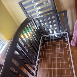 Berkeley Infantil Crib 4 In 1 (Dark Grey)