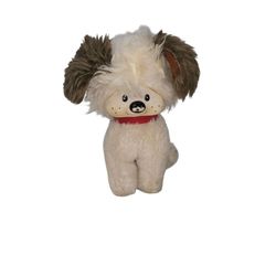 House of Lloyd Plush Puppy Dog Plastic Faces 6” Vintage Hard To Find 80's  RARE