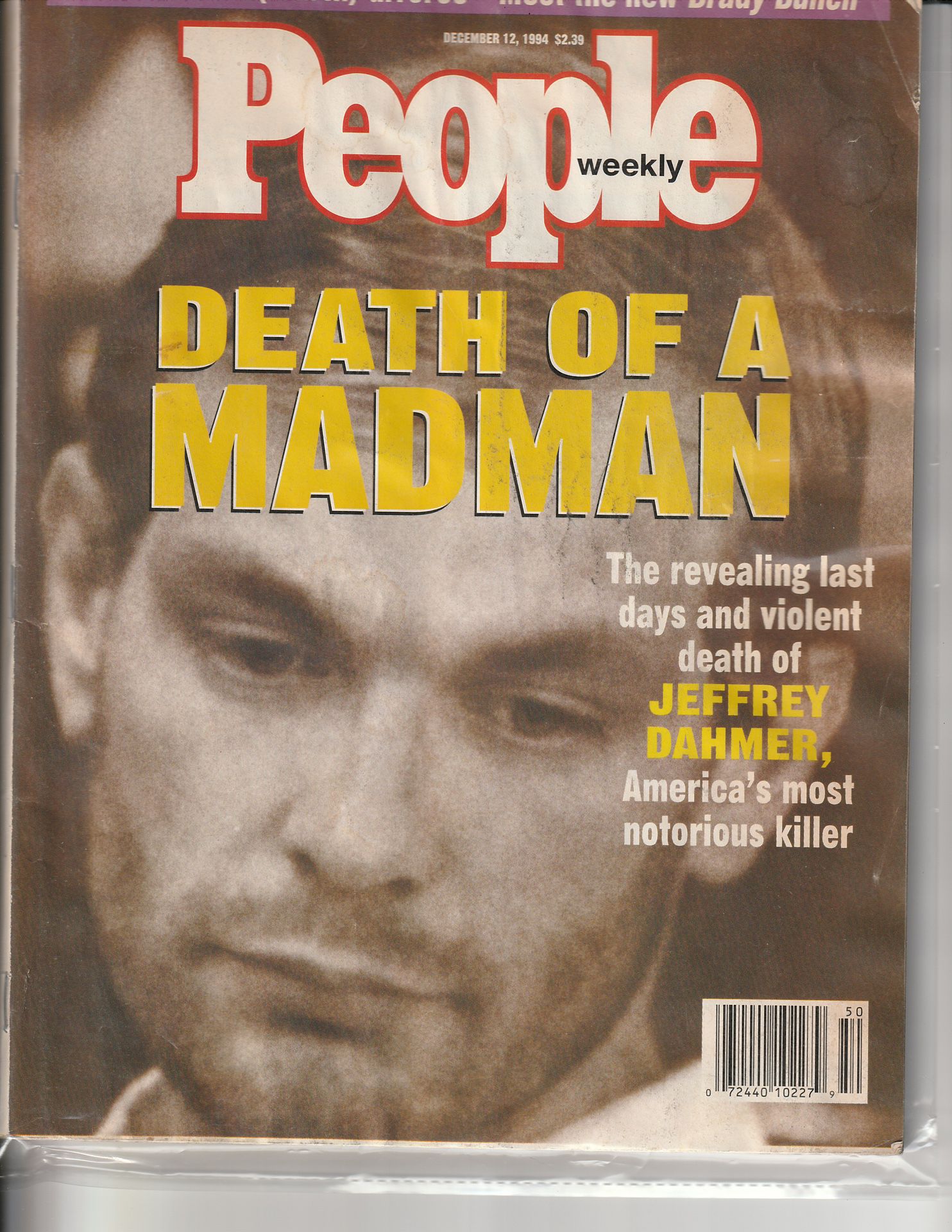 Vintage Jeffery Dahmer Magazine Beyond Rare!