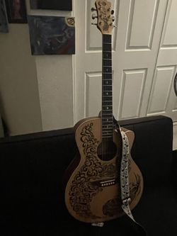 Electric Luna Acoustic Guitar
