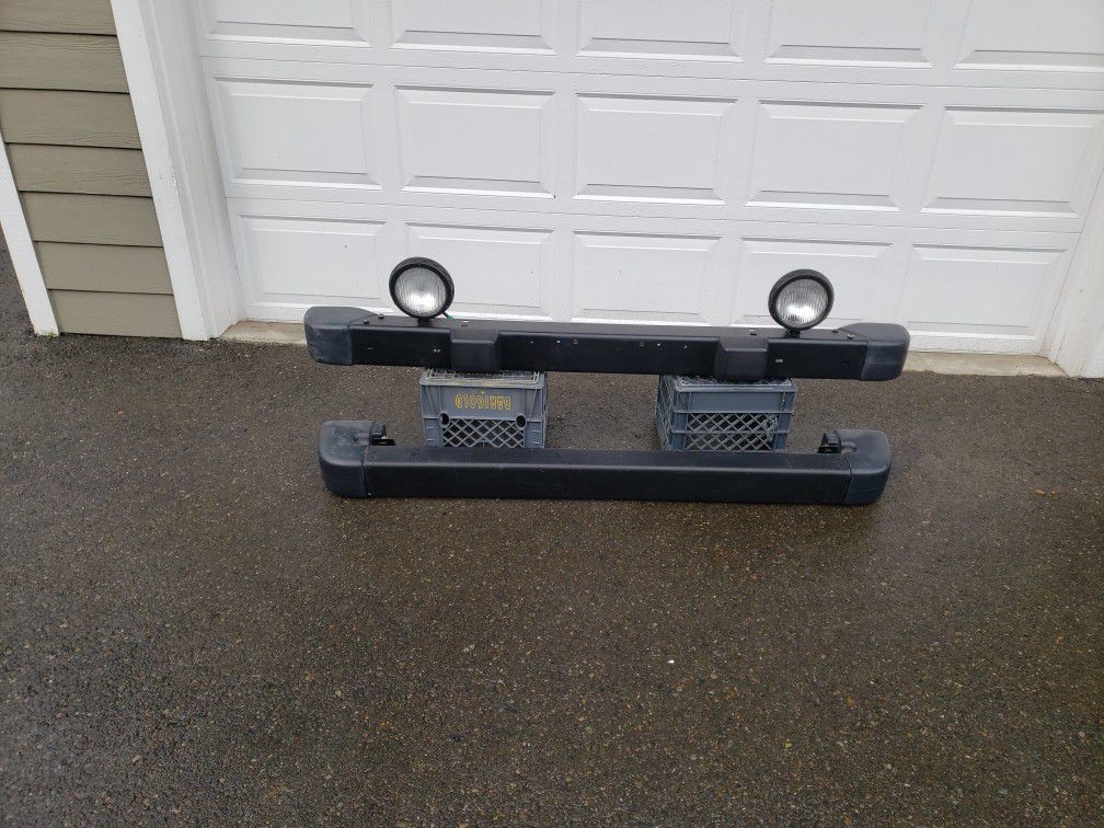 2003  Jeep TJ front And Rear Bumpers