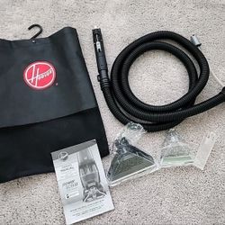 Hoover Power Scrub Carpet Cleaner Accessories Hose Attachments, Storage Bag NEW