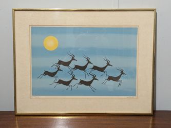 Vintage 1970s Framed Keith DeCarlo Limited Edition Signed And Numbered 148/375