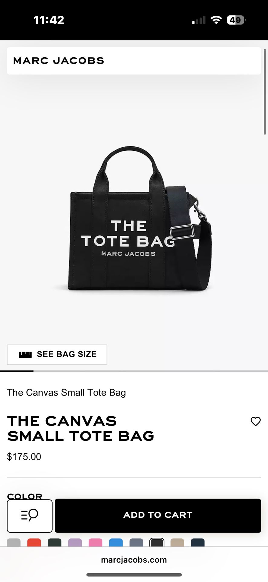 Marc Jacob’s Tote Bag (NOT FREE)