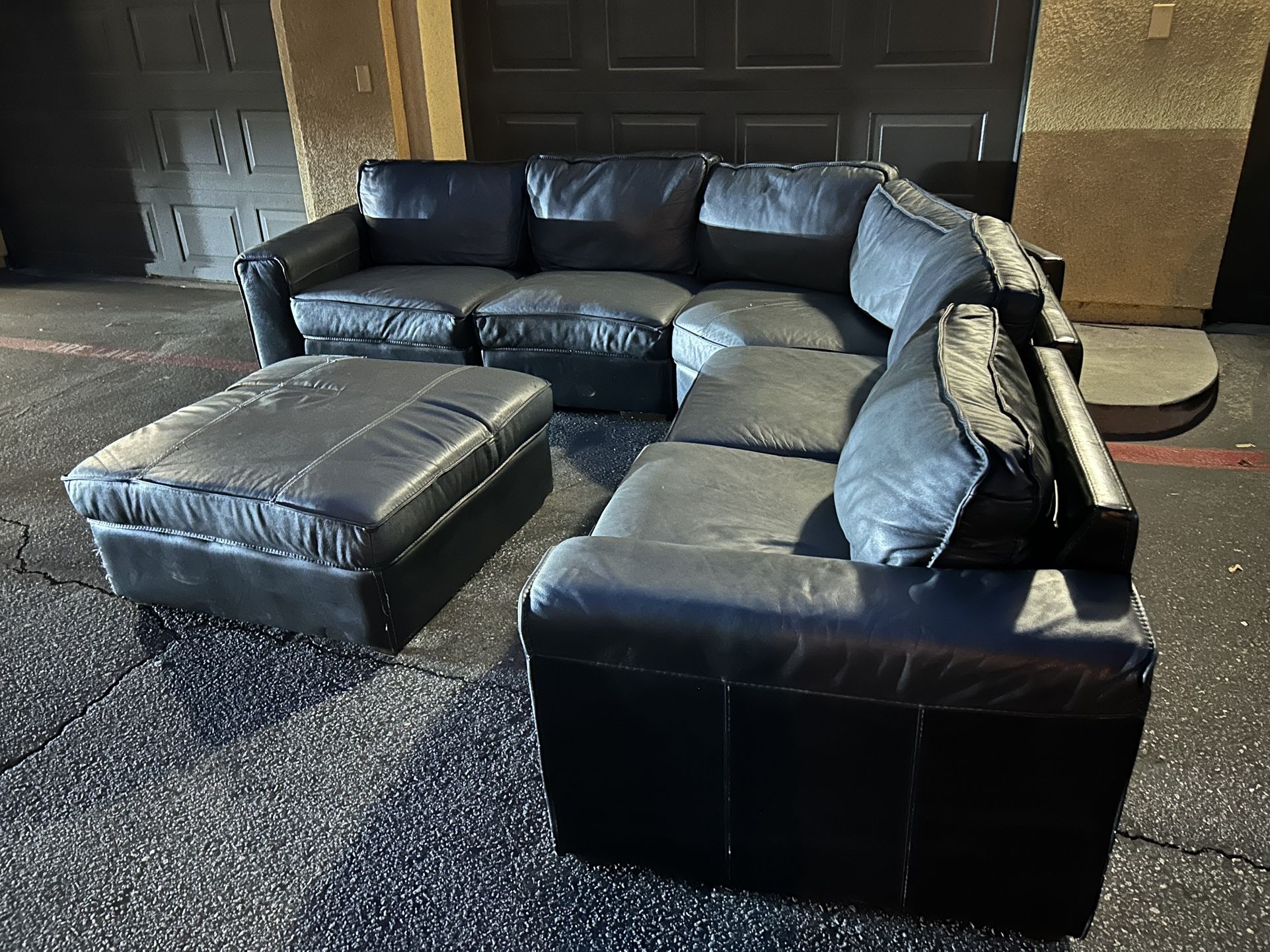Leather Sectional Couch